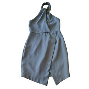 The Impeccable Pig‎ Women's Black Twist Halter Neck Mini Dress. Size M